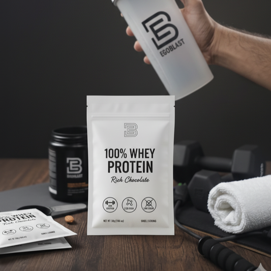 egoblast whey protein testing pack - 32 gm