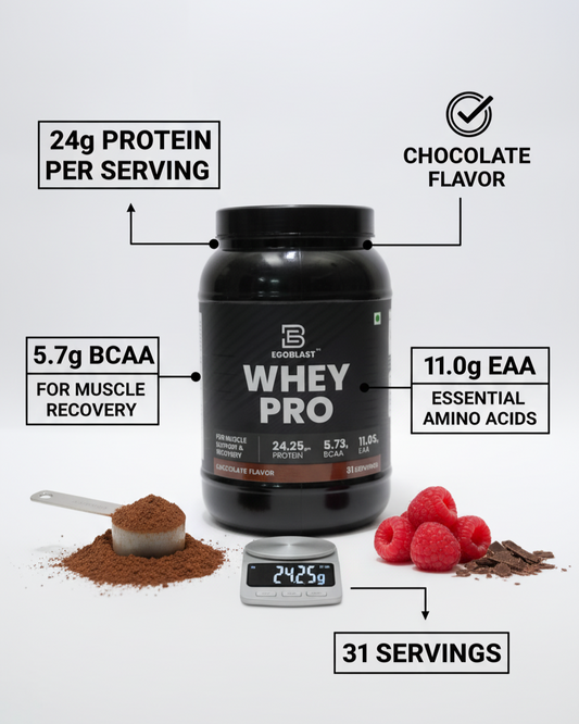 Whey Pro - Belgium chocolate flavor - 1Kg