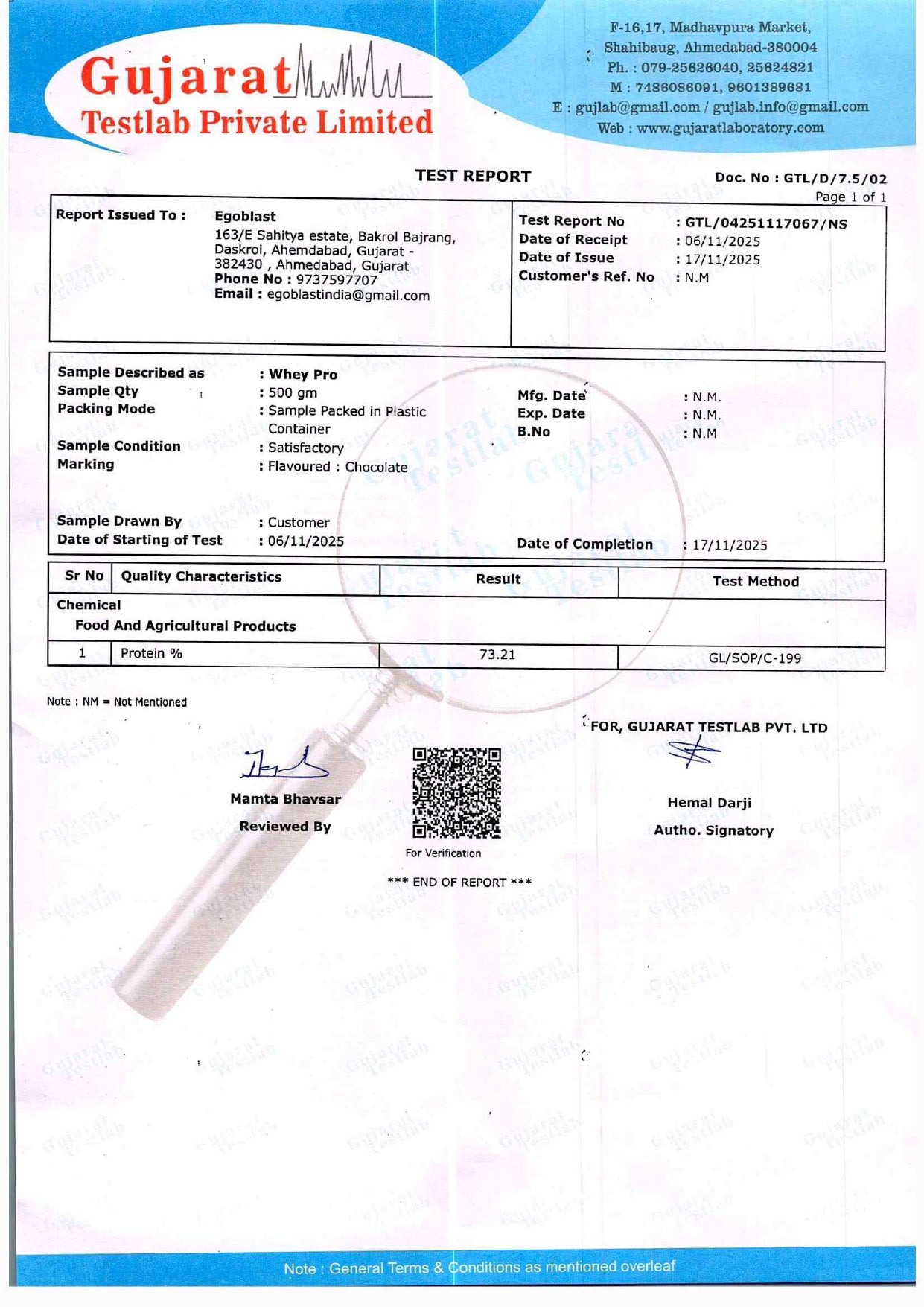 Whey Pro - Belgium chocolate flavor - 1Kg